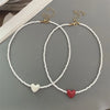 Korean Ceramics Love Heart Choker Necklace for Women Girl Colorful Neck Jewelry - Image 13