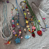 Boho Kpop Colorful Sugar Star Tassel Pendant Choker Necklace for Women Sweet Love Heart Chain Aesthetic Y2K Jewelry Accessories - Image 1