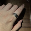 Retro Overlapping Ring For Men Silver Color Punk Gothic Adjustable Open Ring Handmade Rock Unisex Jewelry Accessories Man Gift - Image 6