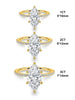 Silver Classic Marquise Zircon Ring For Women Engagement Wedding Jewelry - Image 7