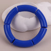 Colorful Acrylic Tube Bead Bangle with Elastic Fit - Image 31