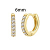 Chain Hoop Piercing Earring with Square and Waterdrop Details - Image 18