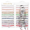 12Pcs/Set Colorful Stone Bracelets Adjustable Rope Braided Bracelet Handmade Bohemia Bracelets with Cards - Image 10