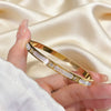 Gold Plated Stainless Steel Bangle Bracelet for Women Jewelry Accessory Mother's Day Gift - Image 7