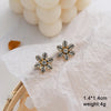 Flower Hanging Earrings for Women Pink White Color Translucent Petals Crystal Imitation Pearl Female Dangle Earrings - Image 31
