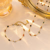 316L Stainless Steel Jewelry Stone Mix And Match Fixed Type Beading Necklaces Bracelet Anklet For Women - Image 4