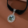 1pcs Retro Gothic Carved Oval Flower Pendant Necklace Suitable for Women's Daily Wear Banquet Party Jewelry Gifts - Image 5