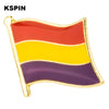 10pcs a lot Spain Flag Laple Pin Badge Brooch - Image 12