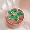 Crystal Flower Big Open Ring for Women Party Summer Holiday Statement Jewelry - Image 16