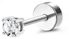 Flat-Back Cartilage Piercing Studs and Hoops in Multiple Styles - Image 23