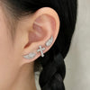 Shiny Stud Earrings for Women Wing Shape Earring Studs Ear Piercing Cute Jewelry Gifts Punk Gothic Cross Decoration - Image 2