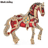 Strong Horse Brooches For Women Unisex 4-color Elegant Enamel Animal Year Of The Horse Brooch Pins Gifts - Image 4