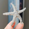 Rhinestone Cute Multi-Color Starfish Brooches For Women Men Clothing Accessories Exquiste Star Brooch Pins - Image 6
