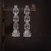 Retro Ethnic Silver Color Turkish Jhumka Earrings For Women Pearl Tassel Classic Carved Indian Earrings Jewelry - Image 21