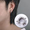 1Pair Punk Stainless Steel Round Circle Hoop Earrings For Men Women Not Fade Clip Earrings Hip Hop Male Jewelry - Image 3