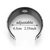 Adjustable Hollow Out 032 Arm Cuff Armlet Pu Leather Metal Fit 18mm Snap Button Bangle Bracelet Charm Jewelry For Women Gift - Image 2