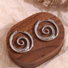 Zakol Personalized Mosquito Coil Shaped Stainless Steel Hoop Earring for Women Punk Spiral Circle Ear Accessories Jewelry Gift - Image 4