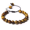 8MM Stone Bead Braid Bracelets Minimalist Carnelian Agates Jades Gem Woven Bangle Jewelry Gift For Women Men - Image 14