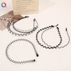 Metal Hair Band for Men Women Unisex Black Wavy Hair Head Hoop Band Sports Headband Hairband Hair Accessories Gifts - Image 4