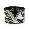 Europe Crack Leather Bracelet For Women All-Match V Word Wide Punk Style Soft Jewellery Cool - Image 21