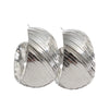 Stainless Steel Stripe C Shape Huggie Earrings for All Occasions Versatile Minimalist Stylish Jewelry - Image 7