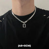 Hip Hop Zircon Star Double Layer Necklace For Men Women Charm Titanium Steel Pendant Chain Unisex Jewelry - Image 9