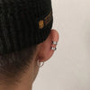 kpop Men's Ear Cuff Modern Stainless Steel Clip Earring For Men Single Ear Clips Without Pierced Ears Accessories For MenJewelry - Image 2