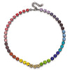 6mm Zirconia Claw Setting Bracelet and Necklace Sets Crystal Colorful Choker Jewelry - Image 11