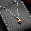 Stainless Steel Heart Urn Necklace with Birthstone Cremation Jewelry for Human Ashes, Keepsake Cremation Urn Jewelry - Image 10