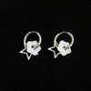 Star Earrings Gothic Harajuku Retro Cute Stainless Steel Y2K Moon Imitation Jade Earrings Girls' Aesthetic Jewelry - Image 8