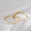 Punk Golden Plated Stainless Steel Reticulate Rhombus Hoops Earrings For Women Anti-Allergic Temperament Jewelry - Image 25