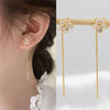 Drop Ear Line Long Hanging Earrings for Women Rose Gold Color Zircon Crystal Piercing Threader Earing Ear Accessories Jewelry - Image 26