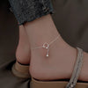 Cat Bell Tassel Anklet For Women Elegant Versatile Simple Chic Sweet Foot Jewelry - Image 1