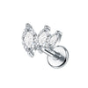 1Pc Titanium Cz Crystal Ear Cartilage Tragus Helix Daith Piercing Internal Thread Lip Stud Labret Piercing Body Jewelry 16G - Image 33