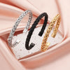 1Pcs Titanium Steel Woven Bangle And Minimalist Style Steel Wire Braided Adjustable C-shaped Opening Bracelet - Image 1