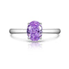 Oval Cut Colorful Zircon Adjustable Ring Silver Multicolor Birthstone Stackable Rings for Women Daily Jewelry - Image 7