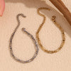 Minimalist Paper Clip Cross Buckle Bracelet 316L Stainless Steel Accessories Gold Plated Bracelets for Women - Image 4