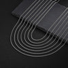 45/50/55/60/65/70/80cm Silver Gold Color Link Chain Classic Necklace for Men, Stainless Steel Daily Jewelry Gift - Image 6