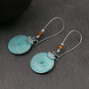 Ethnic Vintage Bohemia Big Ear Hook Drop Earrings For Women Geometric Leaf Wing Flower Hollow Round Boho Earings Antique Jewelry - Image 24