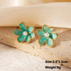 Green Color Hanging Earrings for Women Crystal Wedding Jewelry Imitation Pearl Drop Earrings Boucle Oreille - Image 22