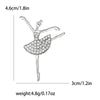 Enamel Ballerina Brooches for Women Pearl Elf Pins Rhinestone Girls Banquet Party Backpack Gift Jewelry Accessories - Image 18