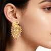 Colorful Zircon Women Earrings Hight Quality Gold Plated Phoenix Shaped Big Earrings For Party Jewelry Gifts - Image 2