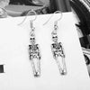 Punk Halloween Earrings for Women, Spooky Skull Skeleton Dangle Earrings for Women,Bloody Knife Drop Earring - Image 15