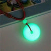 30mm Round Donut Luminous Stone Pendant Lucky Coin Amulet Protection Charm Adjustable Rope Necklace Glow in The Dark Jewelry - Image 3