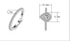 Teardrop Cubic Zirconia Ring Set in Clear or Pink with US Sizes 5 to 9 - Image 8