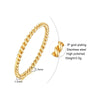 Geometry Stainless Steel Quality Fried Dough Twists Ring for Women Couple Jewelry Wearable for Party - Image 2