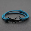 Noter Shark Bracelet Unisex Double Layer Adjustable 3mm Cord Chain Braclet Beach Jewelry Accessories Surfer Braslet - Image 10