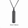 Cylinder Ashes Urn Pendant Charm Stainless Steel Cremation Memorial Necklace Jewelry 3 Colors - Image 13