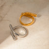 Simple Individuality Crossovers Rings for Women Temperament Creativity Open Mouth Rings Party Charms Jewelry Gifts - Image 2