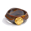 60mm Multi-Color Resin Wide Bracelet Bangle Exclusive Stainless Steel Style Wrist Jewelry Gift - Image 11